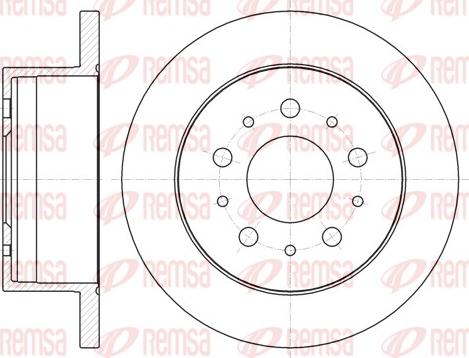 Remsa 61055.00 - Kočioni disk www.molydon.hr