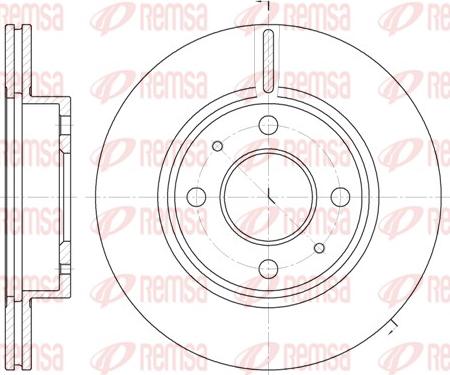 Remsa 6105.10 - Kočioni disk www.molydon.hr