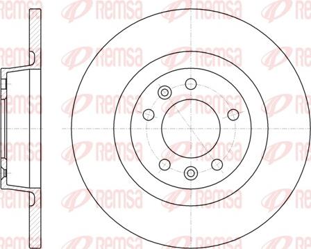 Remsa 61053.00 - Kočioni disk www.molydon.hr