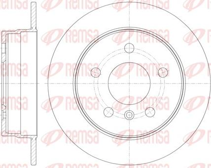 Remsa 61065.00 - Kočioni disk www.molydon.hr