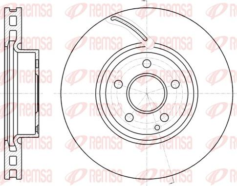 Remsa 61067.10 - Kočioni disk www.molydon.hr