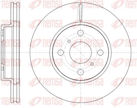 Remsa 61005.10 - Kočioni disk www.molydon.hr