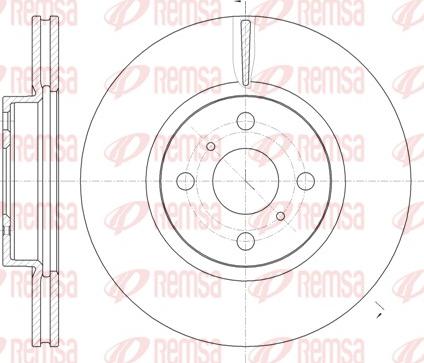 Remsa 61006.10 - Kočioni disk www.molydon.hr