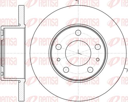 Remsa 61008.00 - Kočioni disk www.molydon.hr