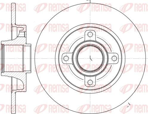 Remsa 61014.00 - Kočioni disk www.molydon.hr