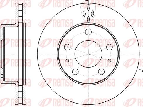 Remsa 61016.10 - Kočioni disk www.molydon.hr