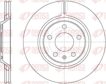 Remsa 61012.10 - Kočioni disk www.molydon.hr