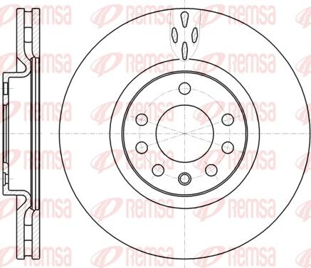 Remsa 61017.10 - Kočioni disk www.molydon.hr