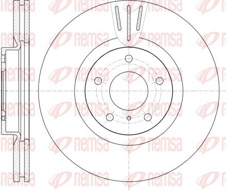 Remsa 61086.10 - Kočioni disk www.molydon.hr