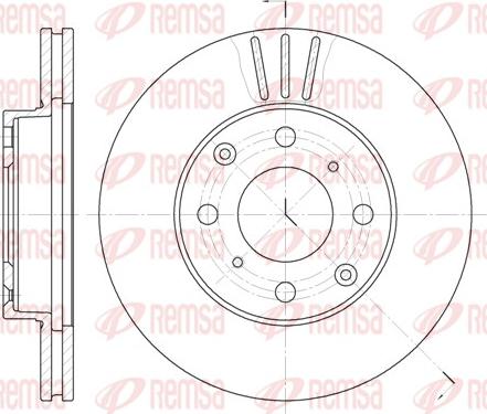 Remsa 6108.10 - Kočioni disk www.molydon.hr