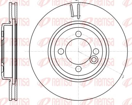 Remsa 61081.10 - Kočioni disk www.molydon.hr