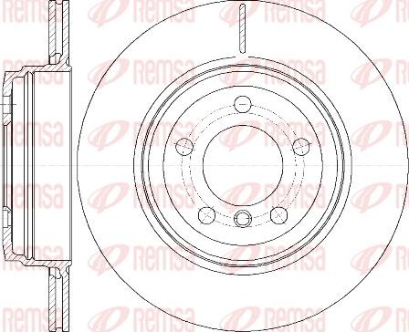 Remsa 61082.10 - Kočioni disk www.molydon.hr