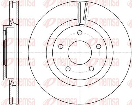 Remsa 61087.10 - Kočioni disk www.molydon.hr