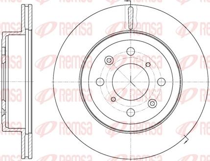 Remsa 61038.10 - Kočioni disk www.molydon.hr