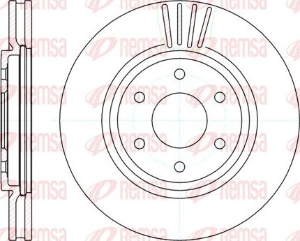 Remsa 61037.10 - Kočioni disk www.molydon.hr