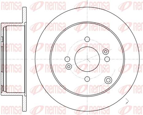 Remsa 61024.00 - Kočioni disk www.molydon.hr