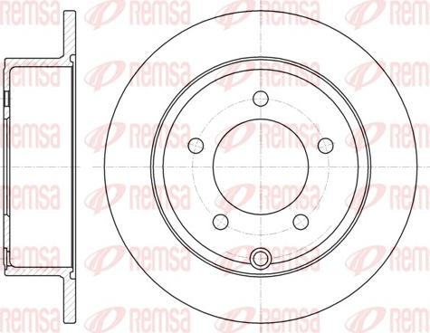 Remsa 61025.00 - Kočioni disk www.molydon.hr