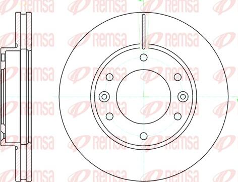 Remsa 61026.10 - Kočioni disk www.molydon.hr