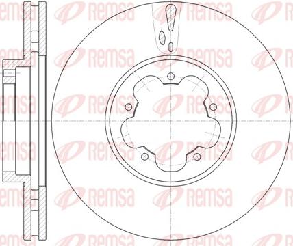 Remsa 61022.10 - Kočioni disk www.molydon.hr