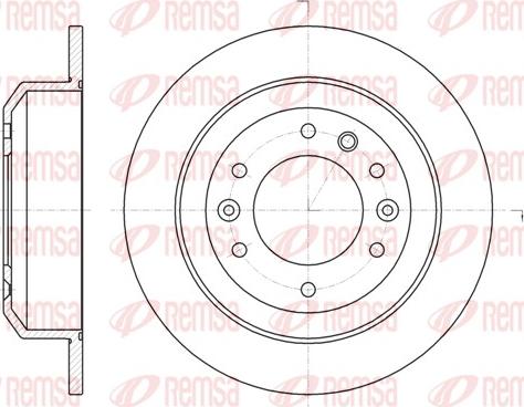 Remsa 61027.00 - Kočioni disk www.molydon.hr