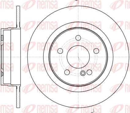 Remsa 61070.00 - Kočioni disk www.molydon.hr