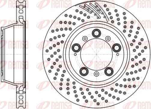 Remsa 61198.11 - Kočioni disk www.molydon.hr