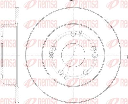 Remsa 61147.00 - Kočioni disk www.molydon.hr