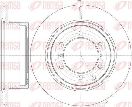 Remsa 61159.10 - Kočioni disk www.molydon.hr