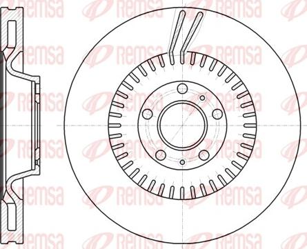 Remsa 61154.10 - Kočioni disk www.molydon.hr