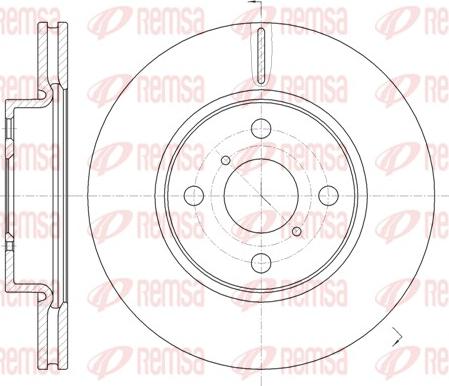 Remsa 61169.10 - Kočioni disk www.molydon.hr