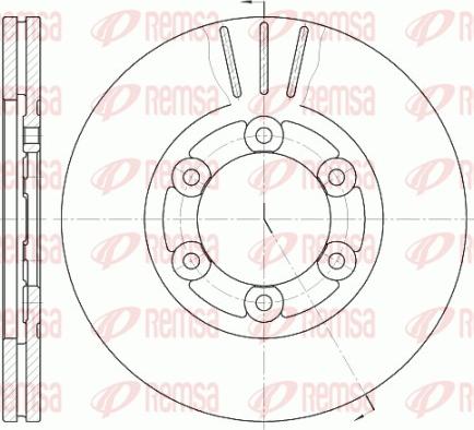 Remsa 61164.10 - Kočioni disk www.molydon.hr