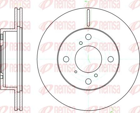 Remsa 61104.10 - Kočioni disk www.molydon.hr