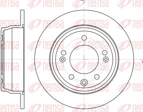 Remsa 61105.00 - Kočioni disk www.molydon.hr