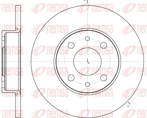 Remsa 6110.01 - Kočioni disk www.molydon.hr