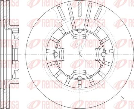 Remsa 61108.10 - Kočioni disk www.molydon.hr