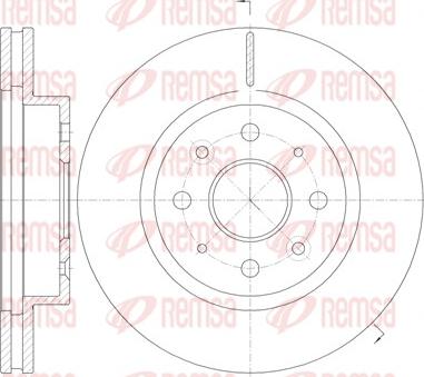 Remsa 61103.10 - Kočioni disk www.molydon.hr