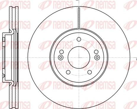 Remsa 61102.10 - Kočioni disk www.molydon.hr