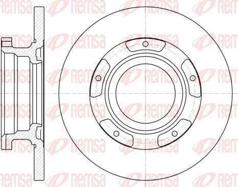 Remsa 61107.00 - Kočioni disk www.molydon.hr