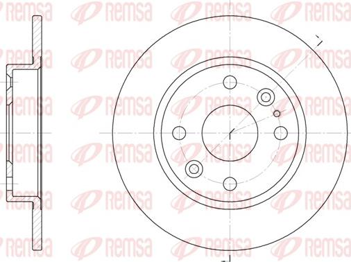 Remsa 61119.00 - Kočioni disk www.molydon.hr