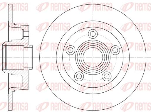 Remsa 61114.00 - Kočioni disk www.molydon.hr