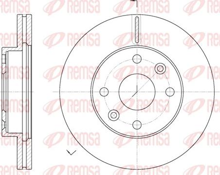 Remsa 61116.10 - Kočioni disk www.molydon.hr