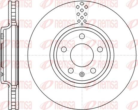 Remsa 61110.10 - Kočioni disk www.molydon.hr