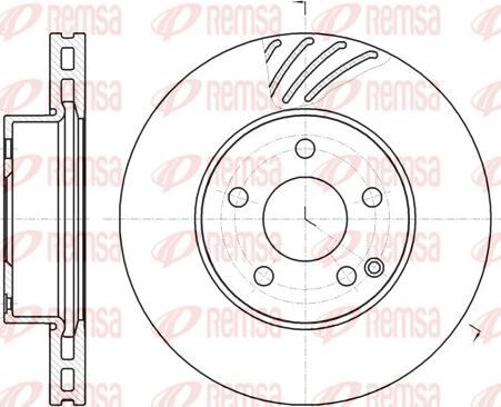 Remsa 61184.10 - Kočioni disk www.molydon.hr