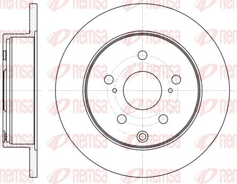 Remsa 61188.00 - Kočioni disk www.molydon.hr