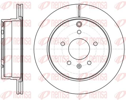 Remsa 61182.10 - Kočioni disk www.molydon.hr