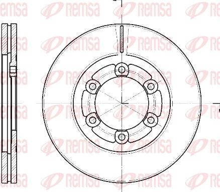 Remsa 61139.10 - Kočioni disk www.molydon.hr