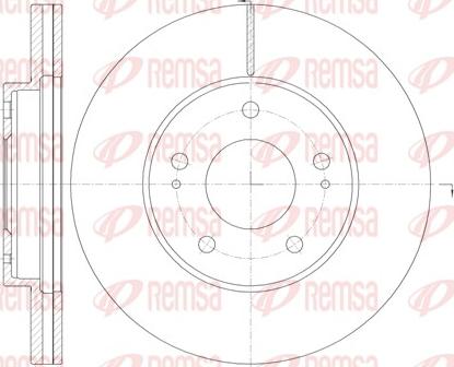 Remsa 61130.10 - Kočioni disk www.molydon.hr