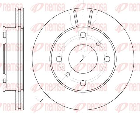 Remsa 6113.10 - Kočioni disk www.molydon.hr