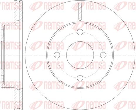 Remsa 61131.10 - Kočioni disk www.molydon.hr