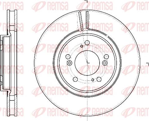 Remsa 61129.10 - Kočioni disk www.molydon.hr